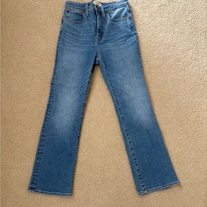 Madewell Cali Denim Boot 27 Classic Blue Women's Jeans